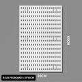 Pegboard Wall Organizer Kit Modular Panels No-Punch Installation Craft Storage