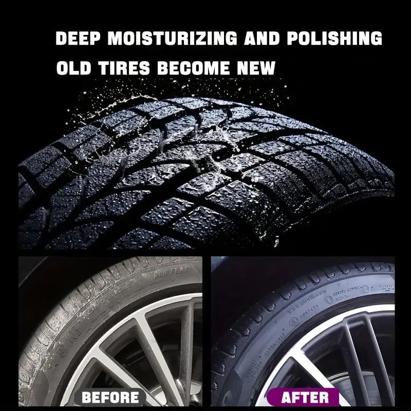 Tire Polishing Wax Restores Gloss Prevents Cracking Enhances Appearance