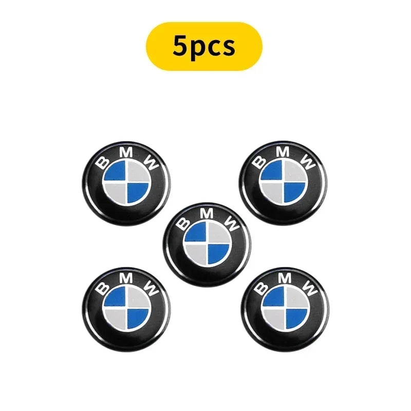 Car Remote Key Stickers Badge Emblem Accessories For BMW E90 E34 E36 E39