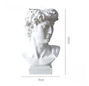 David Head Vase Resin Sculpture Artistic Flower Pot Home Decor
