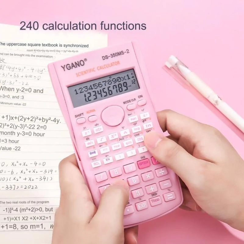 12 Digit Scientific Calculator Multifunctional Math Tool For School