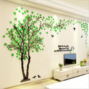 3D Mirror Tree Wall Sticker Acrylic Art Living Room Bedroom Decor