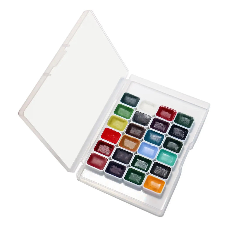 Artist Watercolor Paint Set 24 60 98 130 Colors Professional Pigments
