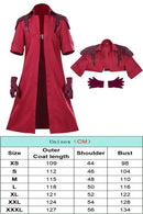 Dante Cosplay Costume DMC 5 Outfit Wig Coat Pants For Adults
