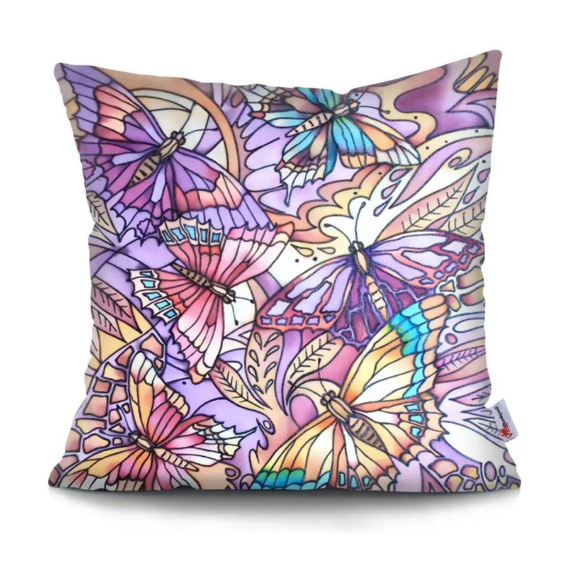 45x45CM Tropical Plant Parrot Sofa Cushion Cover Set Decorative