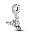 925 Silver Charm Pendant Animal Firefly Butterfly Dragonfly Beads