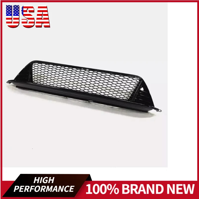 Honda Civic Front Grille Cover Gloss Black Type R Style Lower Grill