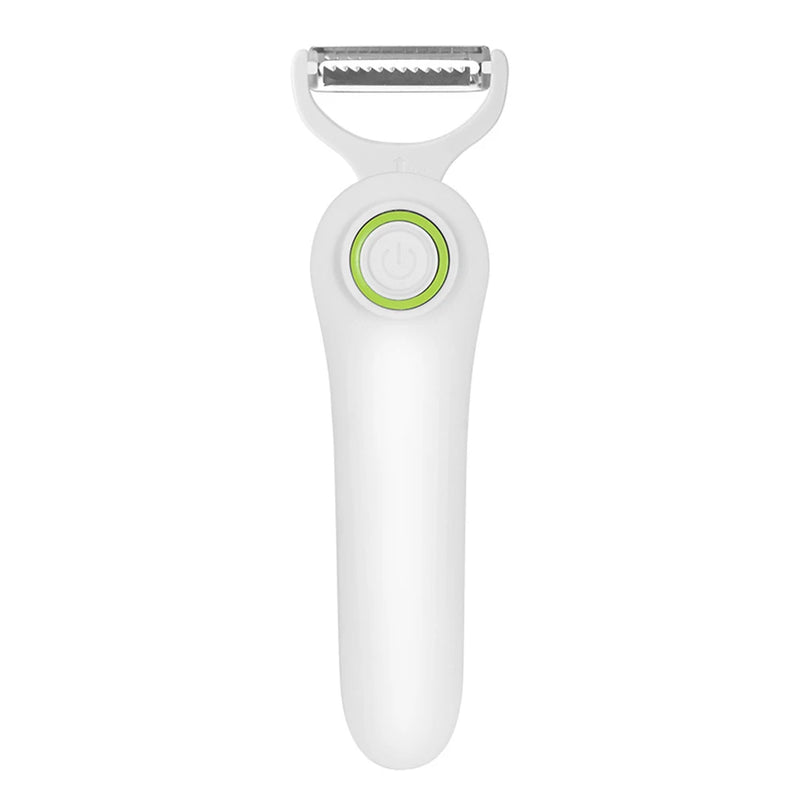 Electric Peeler USB Rechargeable With 3 Stainless Steel Cutter Heads