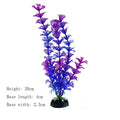 Artificial Aquarium Plants Green Plastic Underwater Fish Tank Decor