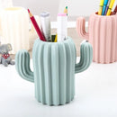 Creative Cactus Vase Plastic Desktop Organizer Pen Pencil Holder Container
