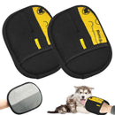 2pcs Pet Hair Remover Gloves Double-sided Electrostatic Grooming Brush