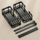 Bathroom Storage Rack Over Door Double Layer Shower Caddy Organizer