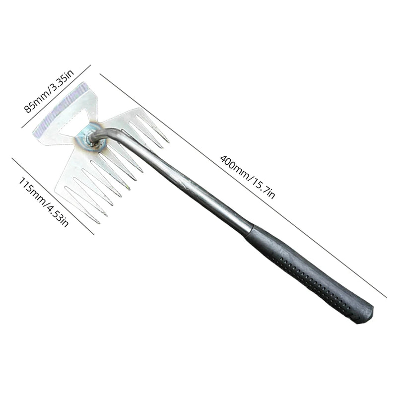 Hand Weeder Tool 5 6 11 Teeth Garden Rake Shovel Hoe