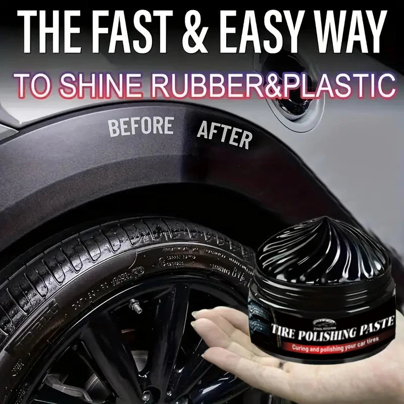 Tire Polishing Wax Restores Gloss Prevents Cracking Enhances Appearance