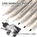 6 Pcs Double Tip Art Marker Set For Manga Drawing And Sketching