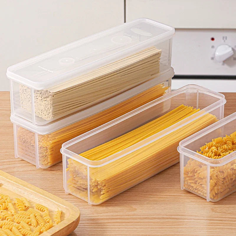 2pcs Transparent Refrigerator Storage Box For Food Preservation