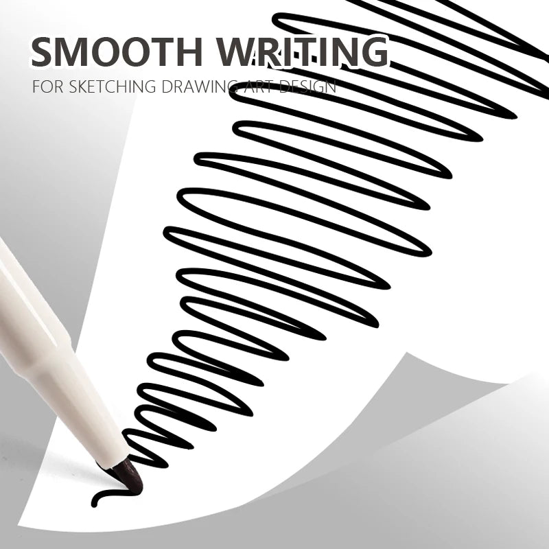 6 Pcs Double Tip Art Marker Set For Manga Drawing And Sketching