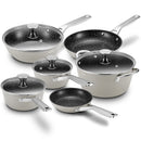 Induction Cookware Nonstick 10-Piece Pots And Pans Set For All Stoves