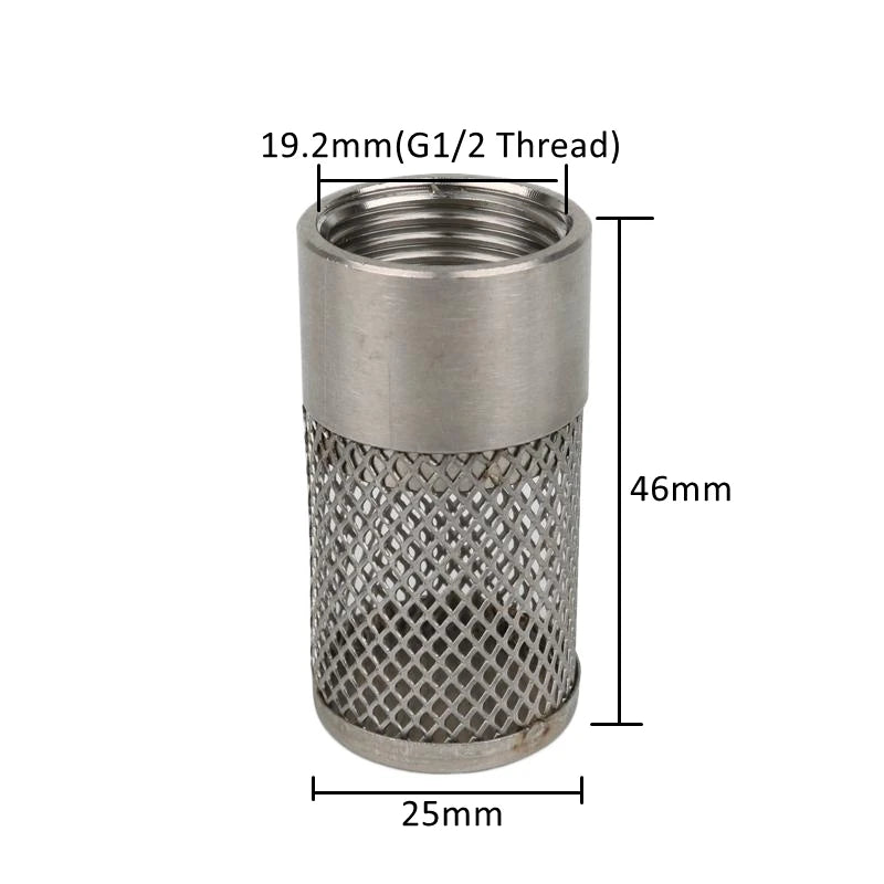 6 To 20mm Stainless Steel Mesh Filter Hose Strainer For Irrigation