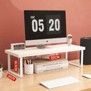 Monitor Raised Shelf Adjustable Laptop Stand Desktop Organizer Rack Holder