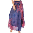 Boho Maxi Skirt Women Vintage Two Way Wear Beach Dress Skirt