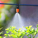 Fog Nozzles Irrigation Kit Garden Misting System With Hose Connector