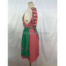 Ladies Oktoberfest Beer Maid Costume German Bavarian Heidi Dress