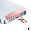 360 Rotatable Steel Phone Tether Metal Patch Lanyard Connector