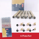 Black Fineliner Marker Pens Waterproof Sketching Manga Art Supplies