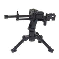 WWII Military Building Blocks Toy Soldier Figure With Heavy Machine Gun