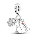 925 Silver Charm Pendant Animal Firefly Butterfly Dragonfly Beads