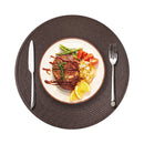 Round Dining Table Placemat 38cm Biodegradable Woven Insulation Mat