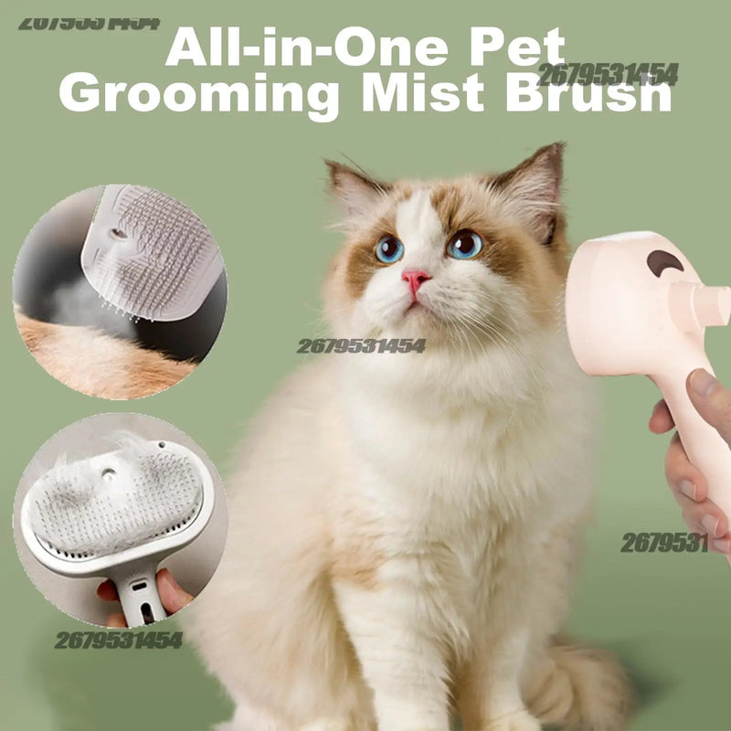 Steam Dog Grooming Brush Spray Comb For Dogs And Cats Luxury