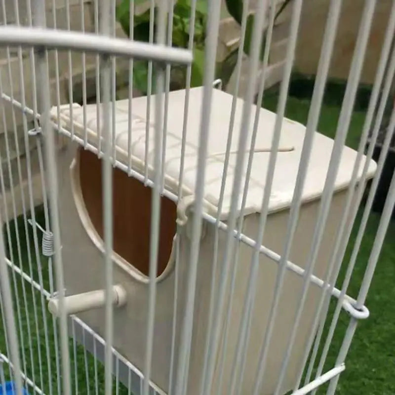 Bird Breeding Box Hanging Nest House For Parakeet Finch Parrot