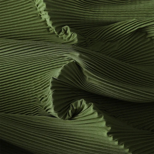 Pleated Fabric Soft Polyester Textile For Wedding Decor Sewing