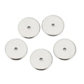 30pcs Stainless Steel Spacer Beads Thin Round Flat DIY Jewelry Making