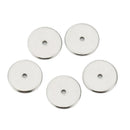 30pcs Stainless Steel Spacer Beads Thin Round Flat DIY Jewelry Making