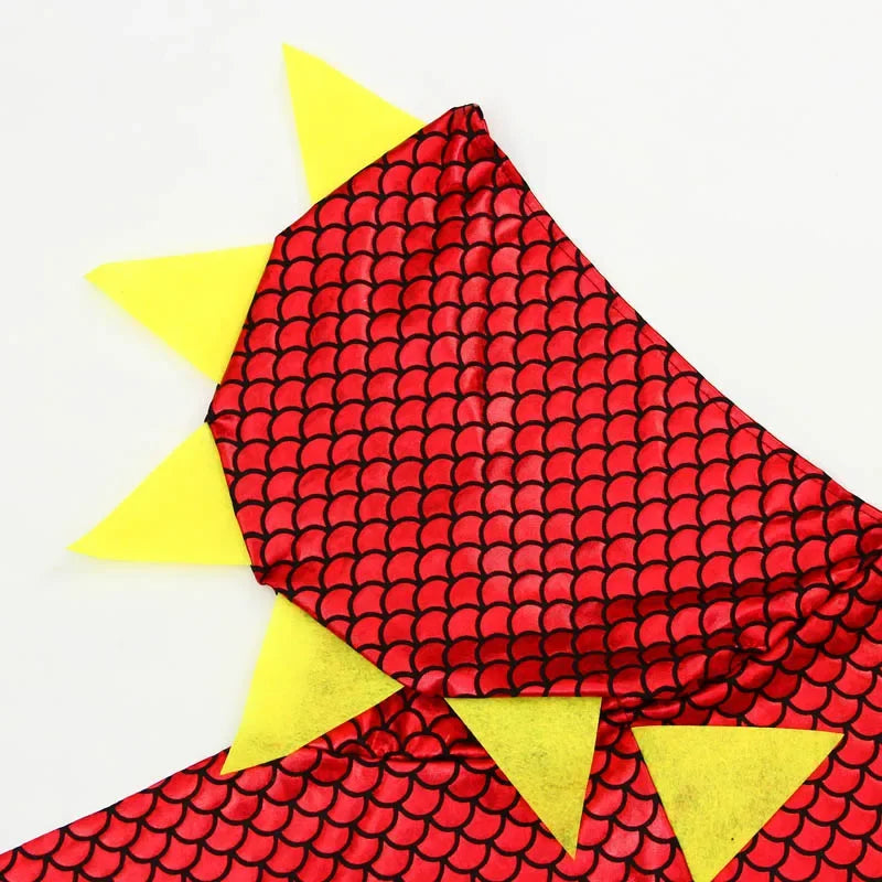 Kids Dinosaur Costume Cape For Girls Boys Birthday Party Dress Up