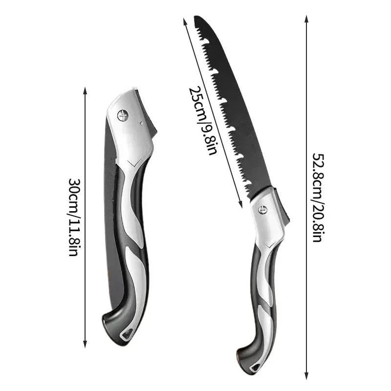 Folding Hand Saw Portable Garden Pruner Multifunctional Outdoor Tool