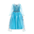 Elsa Anna Princess Dress Girls Mesh Sequin Snow Queen Costume Gown