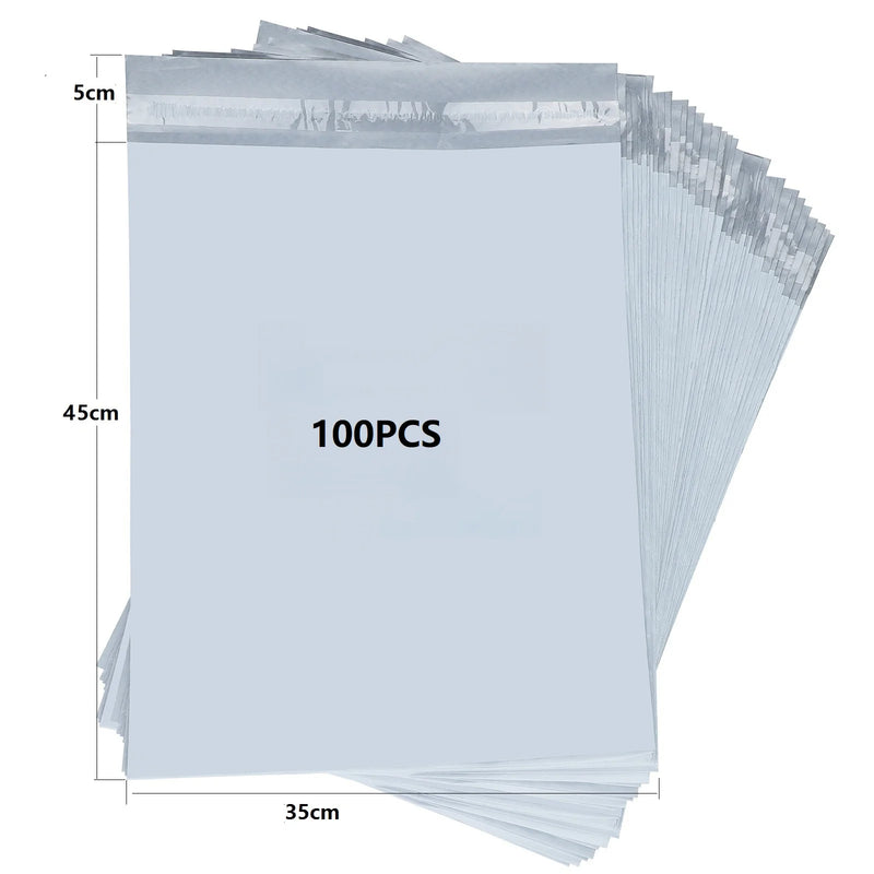 35x45cm Self Adhesive Mailing Bags White Thickened Courier Envelopes