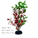 Artificial Aquarium Plants Green Plastic Underwater Fish Tank Decor