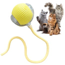 Automatic Rolling Ball Cat Toy USB Rechargeable Tail Lamp Interactive Pet Toy