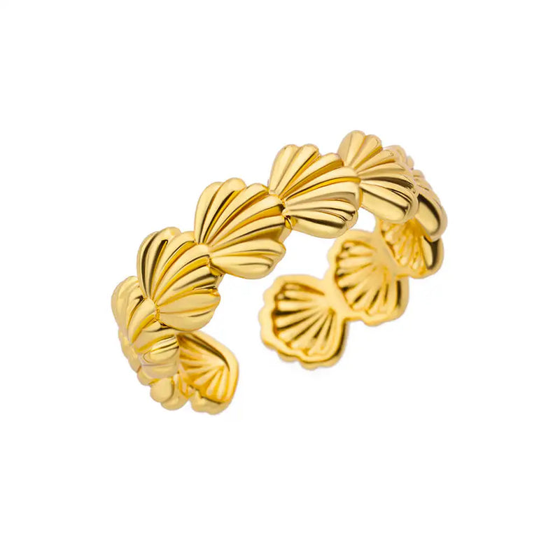 316L Stainless Steel Rings For Women Gold Color Classic Wedding Couple Rings
