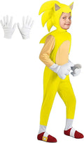 Sonic Cosplay Costume For Kids Boys Girls Hedgehog Jumpsuit