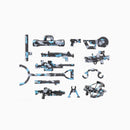 WWII Military Building Blocks Toy Soldier Figure With Machine Gun Mortar