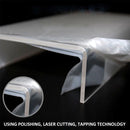 Acrylic Display Stand U Shape Transparent Counter Rack For Cosmetics