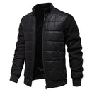 Men's Winter Jacket Thickened Long Sleeve Solid Color Hoodie