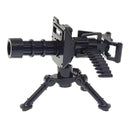 WWII Military Building Blocks Toy Soldier Figure With Heavy Machine Gun