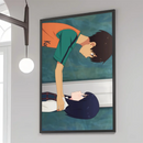 Lonely Castle In The Mirror Poster Retro Kraft Paper Wall Art